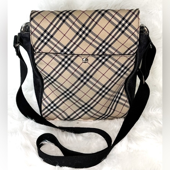 Burberry Nova Check & Denim Crossbody Bag EUC, includes Burberry Dust Bag - Picture 6 of 16